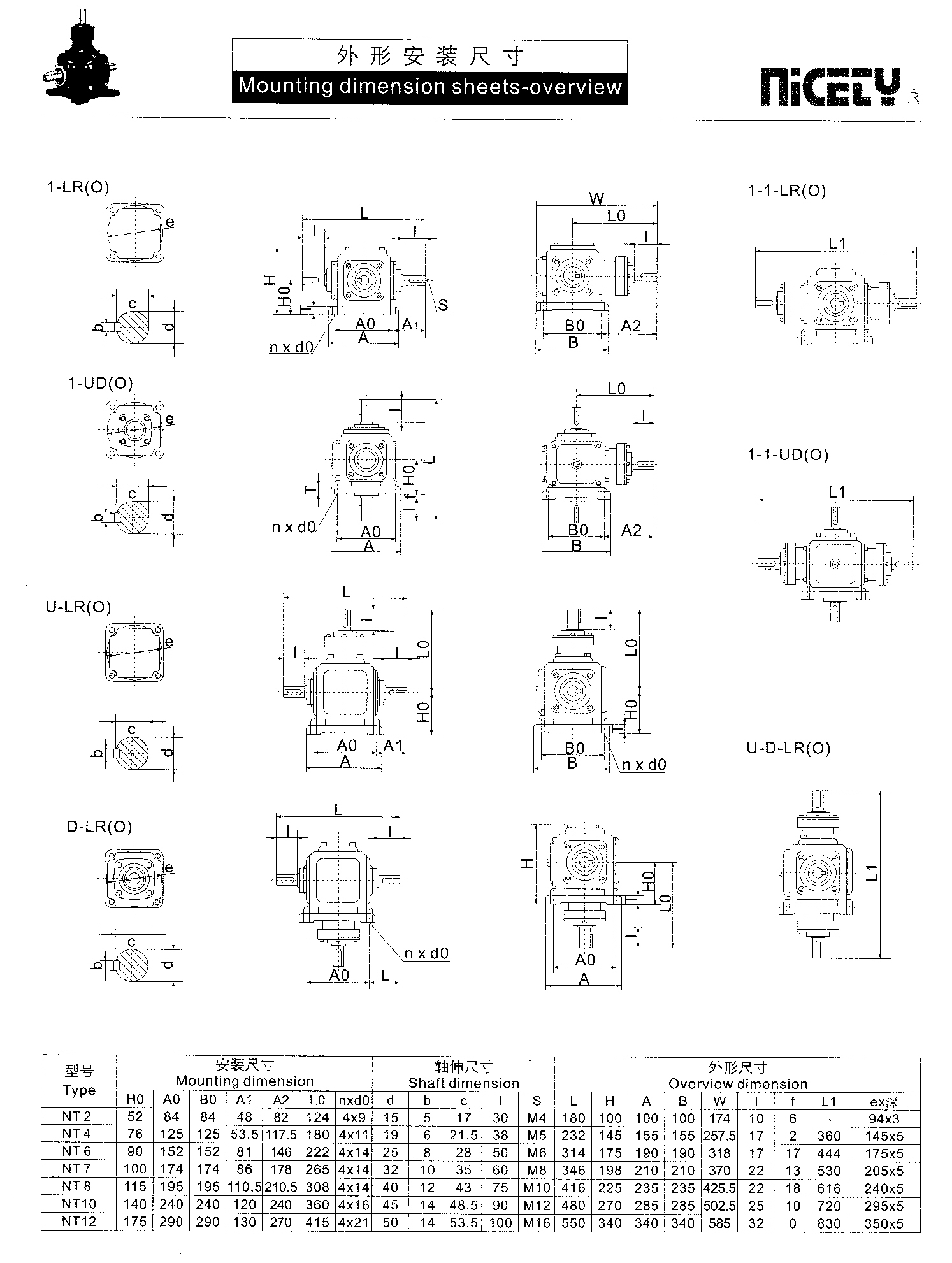 NT螺旋锥齿轮减速机外形安装尺寸图表.jpg